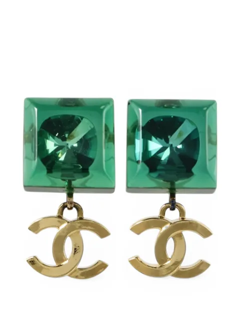 CHANEL Pre-Owned Cube CC Hängeohrringe