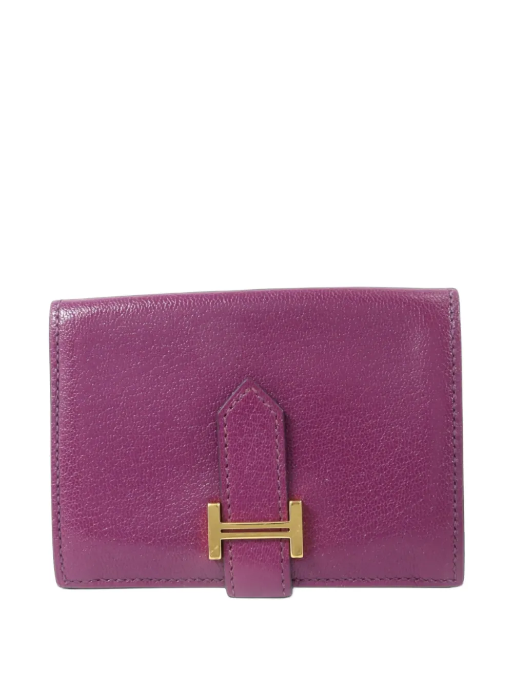 Hermès Pre-Owned Bearn leather card case - Violett