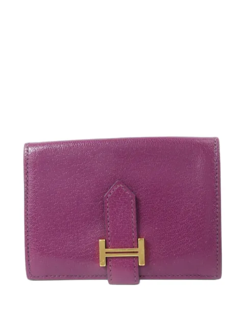 Hermès Pre-Owned Bearn leather card case