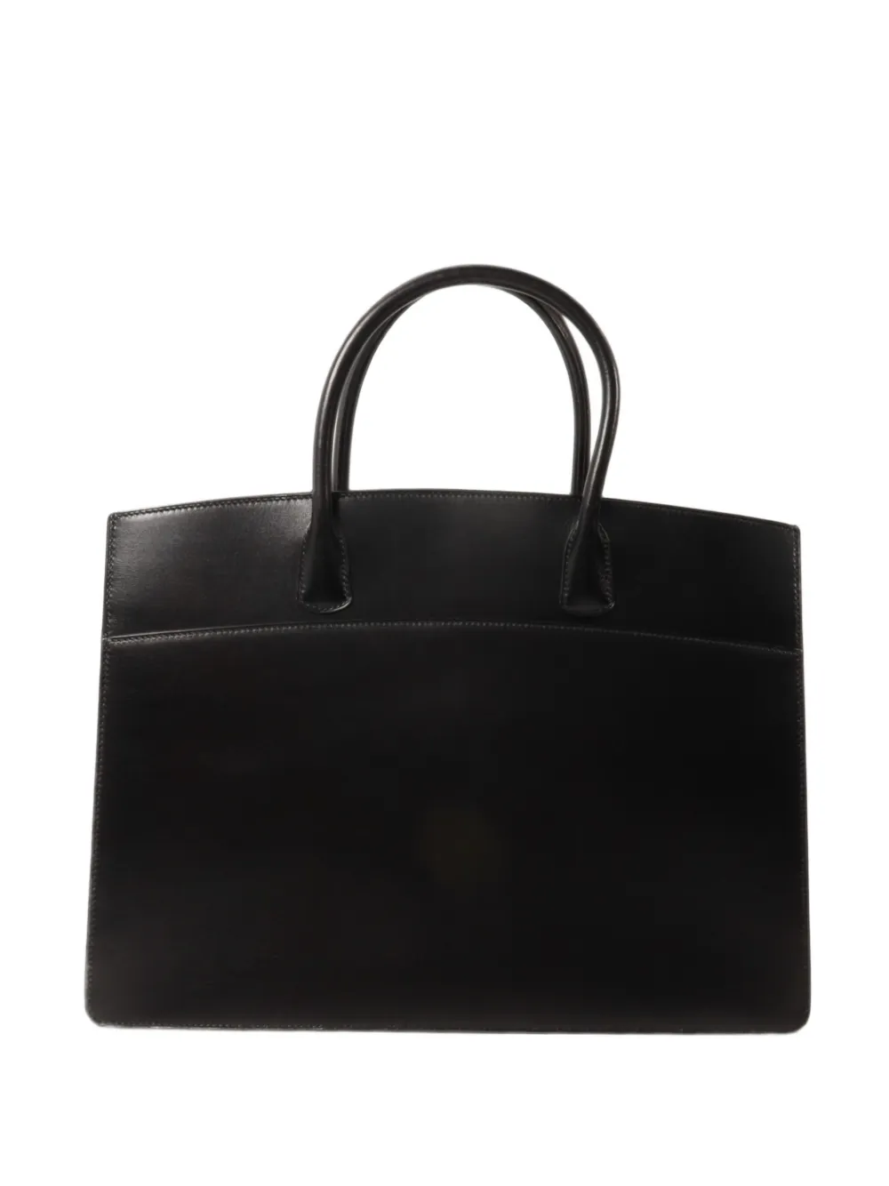 Hermès Pre-Owned 2003 GM White Bus leather tote bag - Schwarz