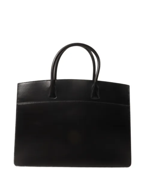 Hermès Pre-Owned 2003 GM White Bus leather tote bag