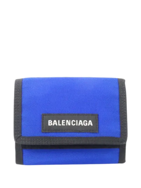 Balenciaga Pre-Owned logo-patch wallet