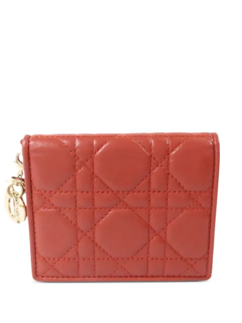 Christian Dior Pre-Owned mini Lady Dior Cannage wallet