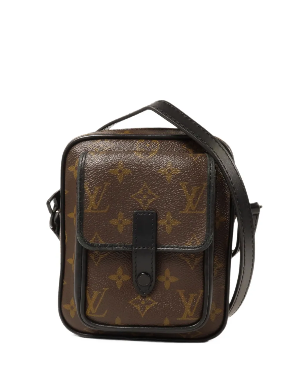 Louis Vuitton Pre-Owned Monogram Macassar Christopher cross body bag Bruin