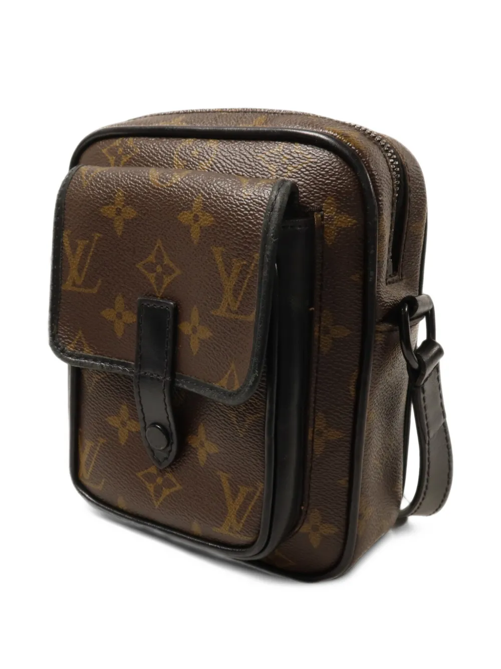 Louis Vuitton Pre-Owned Monogram Macassar Christopher cross body bag Bruin