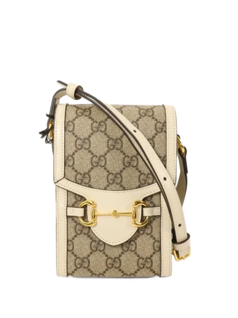 Gucci Pre-Owned Horsebit 1955 Jumbo GG shoulder bag