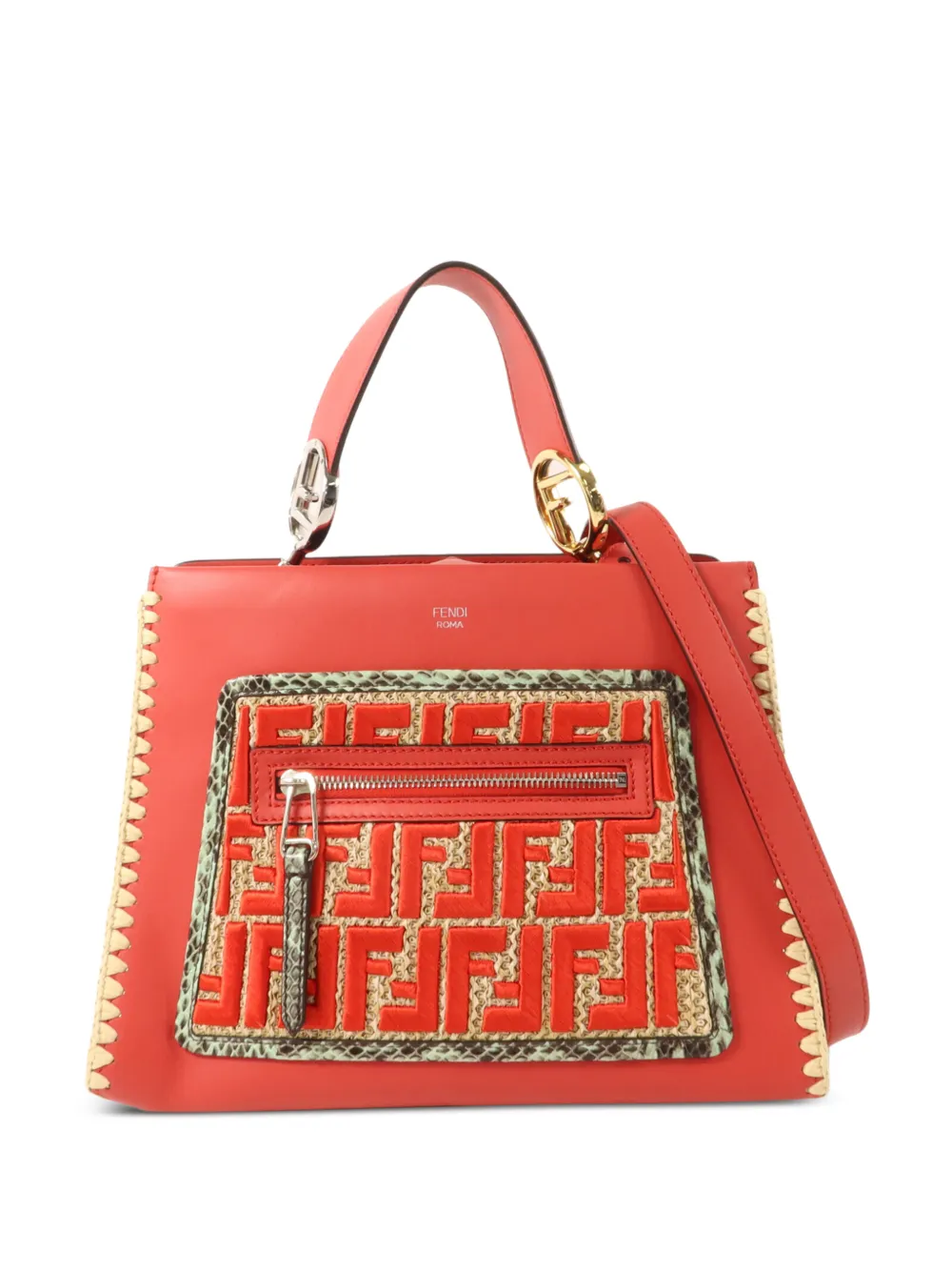 Fendi Pre-Owned FF logo shoulder bag - Rot