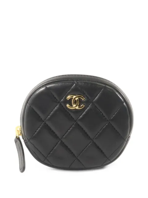 CHANEL Pre-Owned CC quilted coin purse