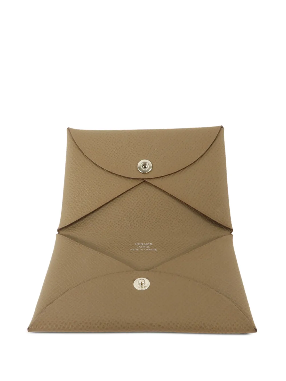 Hermès Pre-Owned Calvi Epsom card case - Grau