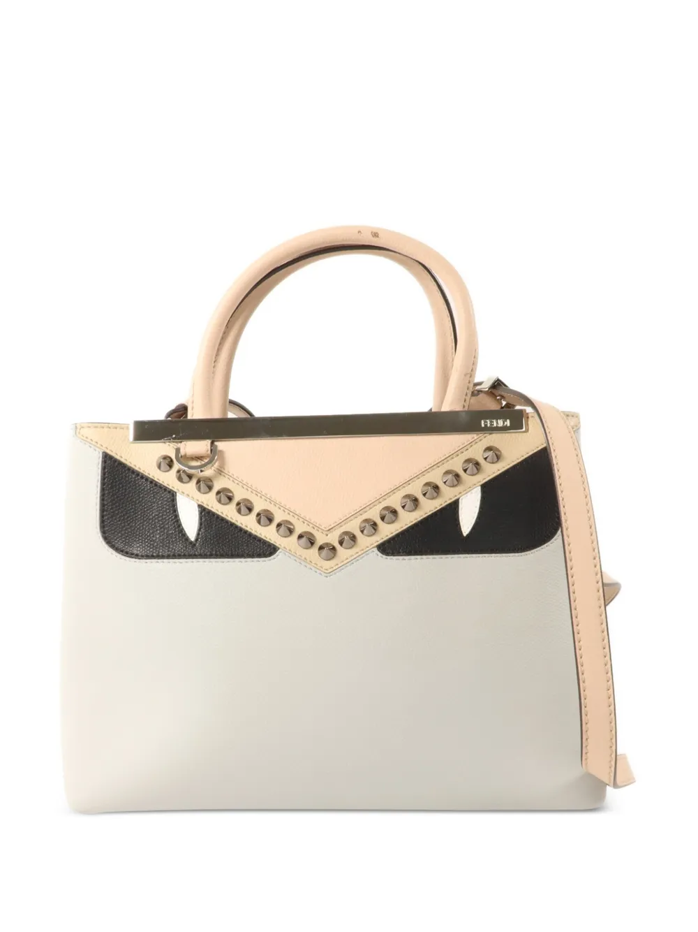 Fendi Pre-Owned 2Jours studded shoulder bag - Grau