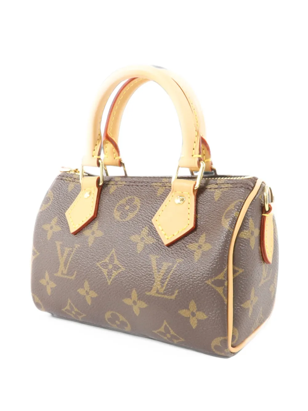 Louis Vuitton Pre-Owned Nano Speedy Monogram shoulder bag Bruin