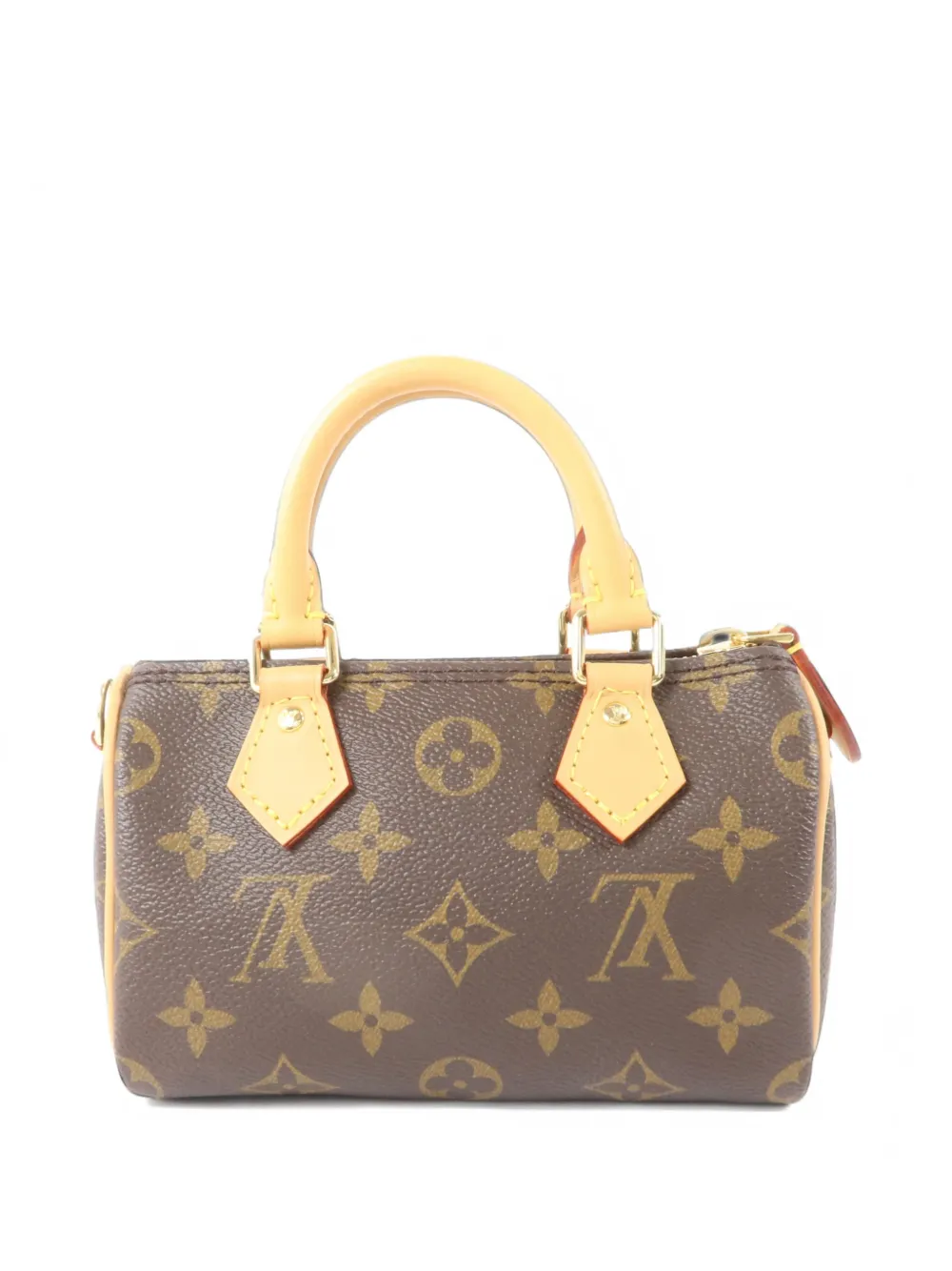 Louis Vuitton Pre-Owned Nano Speedy Monogram shoulder bag Bruin