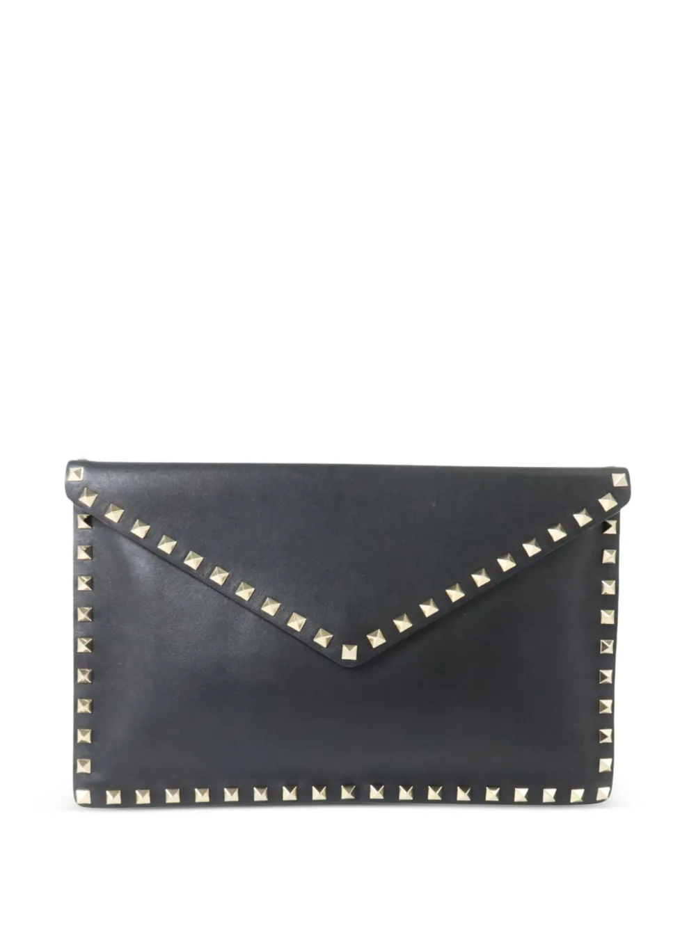 Valentino Garavani Pre-Owned Rockstud clutch bag - Nero
