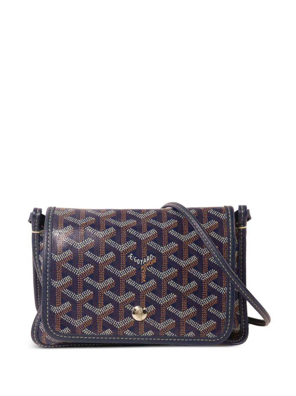 Goyard Pre-Owned Plumet canvas mini bag - Blu