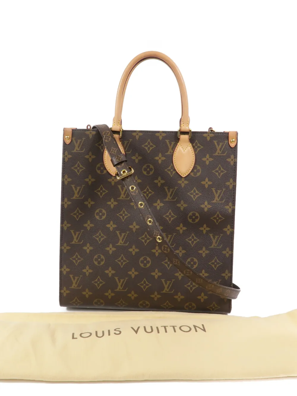 Louis Vuitton Pre-Owned PM Sac Plat Monogram tote bag - Braun