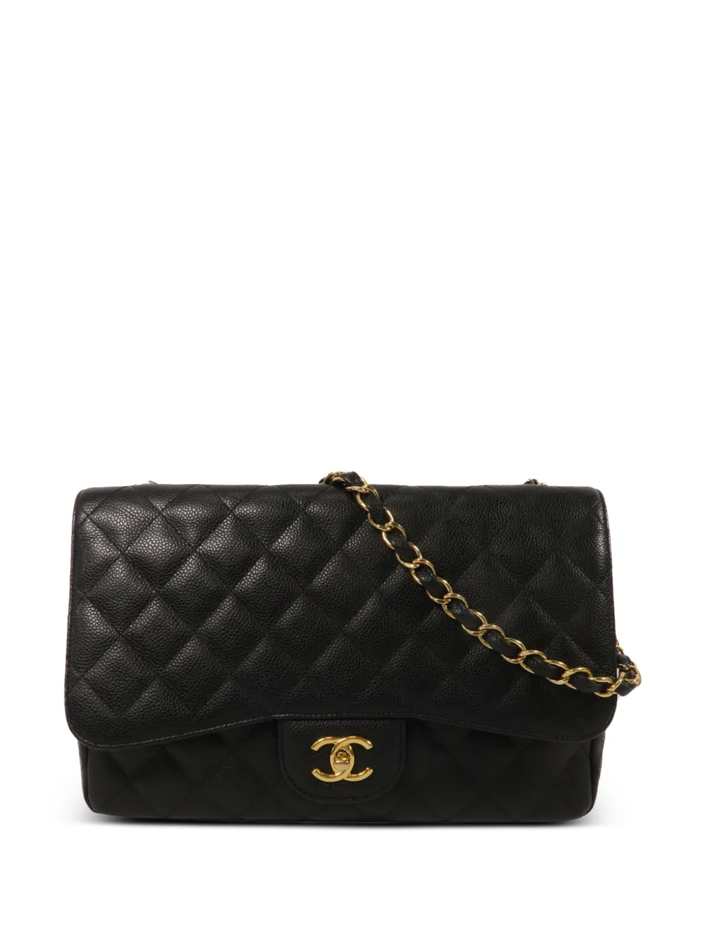 CHANEL Pre-Owned large CC turn-lock shoulder bag - Nero