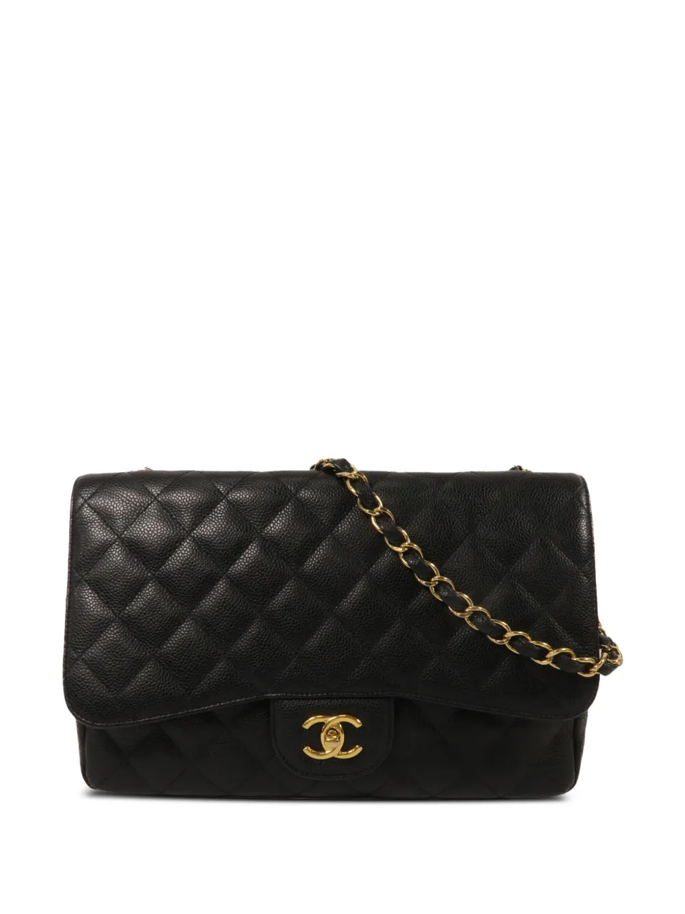 CHANEL Pre-Owned large CC turn-lock shoulder bag - Nero