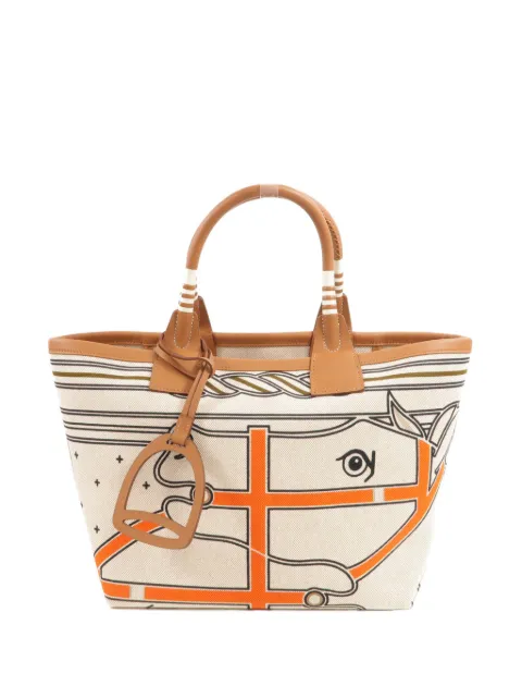 Hermès Pre-Owned 2023s 25 Steeple canvas handbag