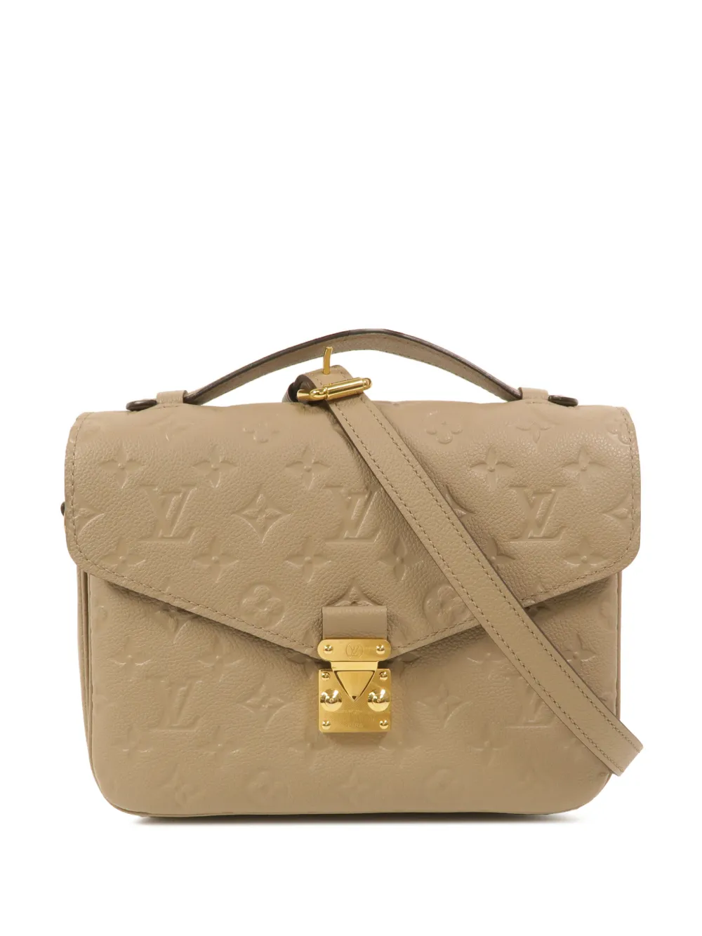 Louis Vuitton Pre-Owned Monogram Empreinte Pochette Métis tote bag - Nude