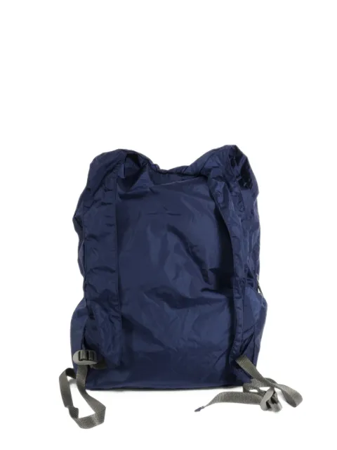 Prada Pre-Owned logo-plaque backpack