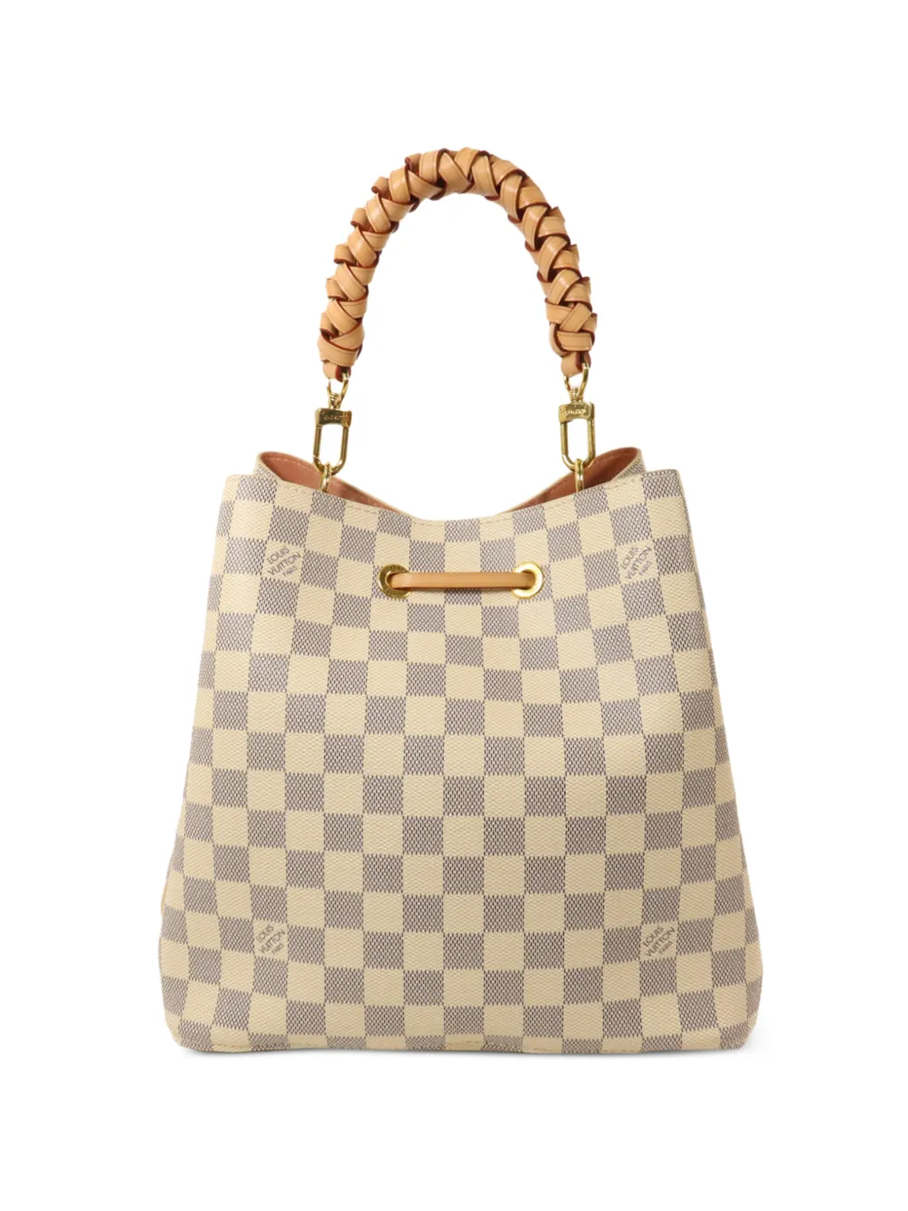 Louis Vuitton Pre-Owned MM NeoNoe Damier Azur canvas bucket bag - Weiß