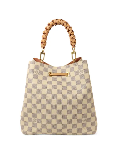 Louis Vuitton Pre-Owned MM NeoNoe Damier Azur canvas bucket bag