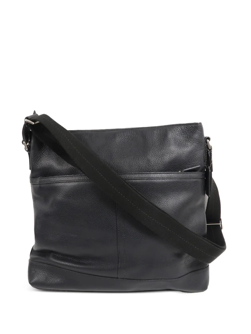 Coach Vintage grainy-leather messenger bag in Black