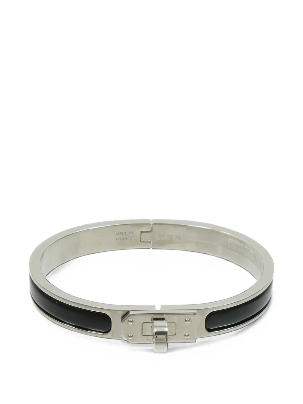Hermès Pre-Owned mini Kelly enamel bracelet - Silber