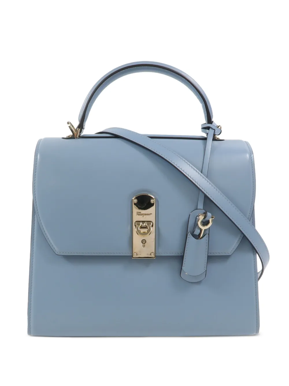 Ferragamo Pre-Owned Boxyz two-way handbag - Blu