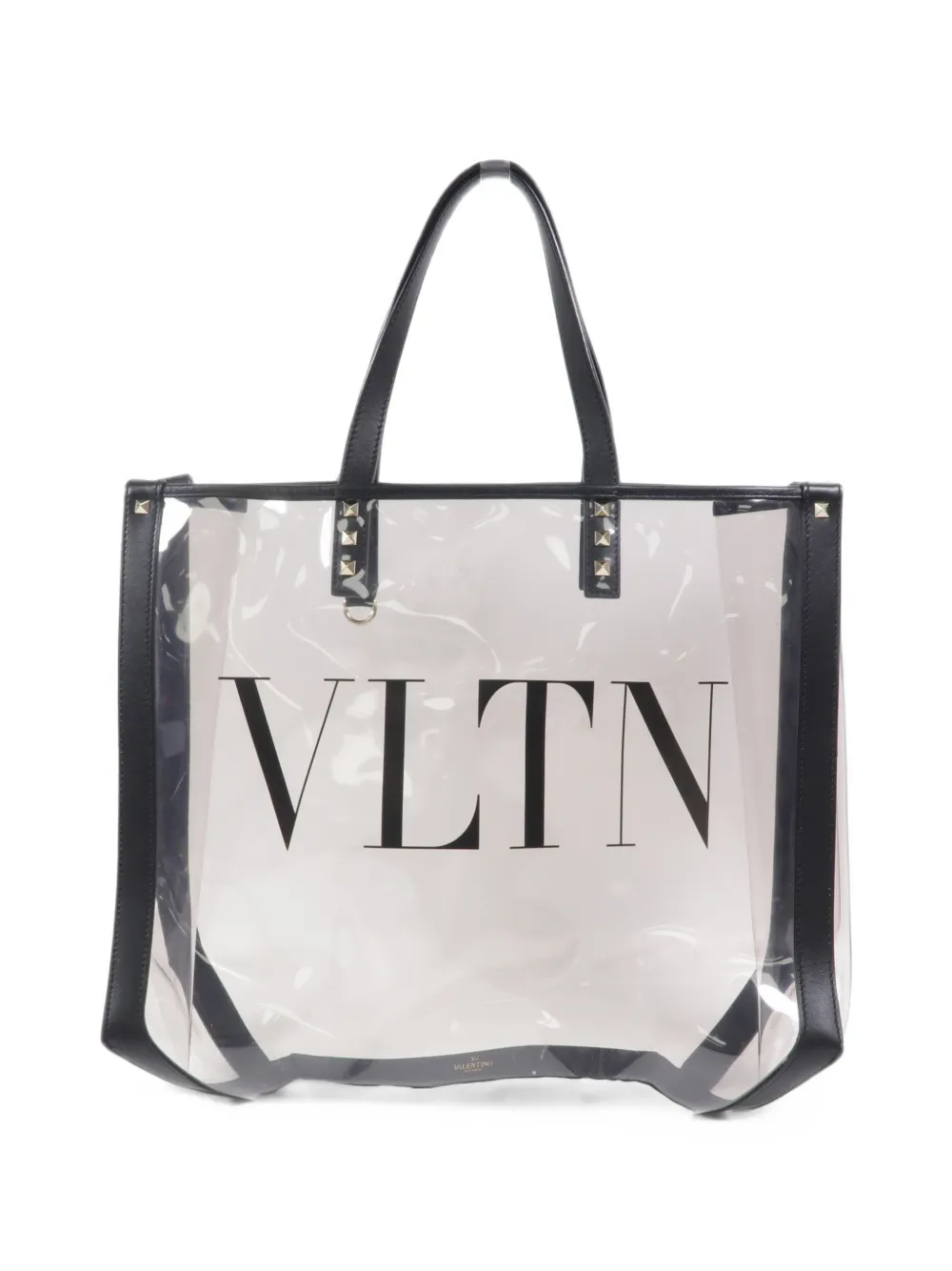 Valentino Garavani Pre-Owned VLTN Rockstud tote bag - Bianco