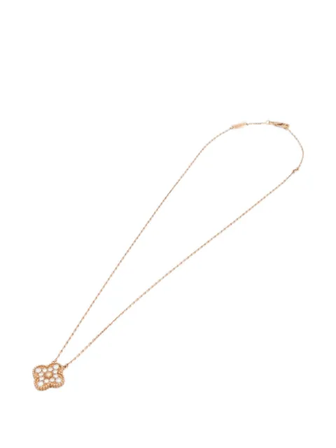 Van Cleef & Arpels Pre-Owned Alhambra diamond necklace