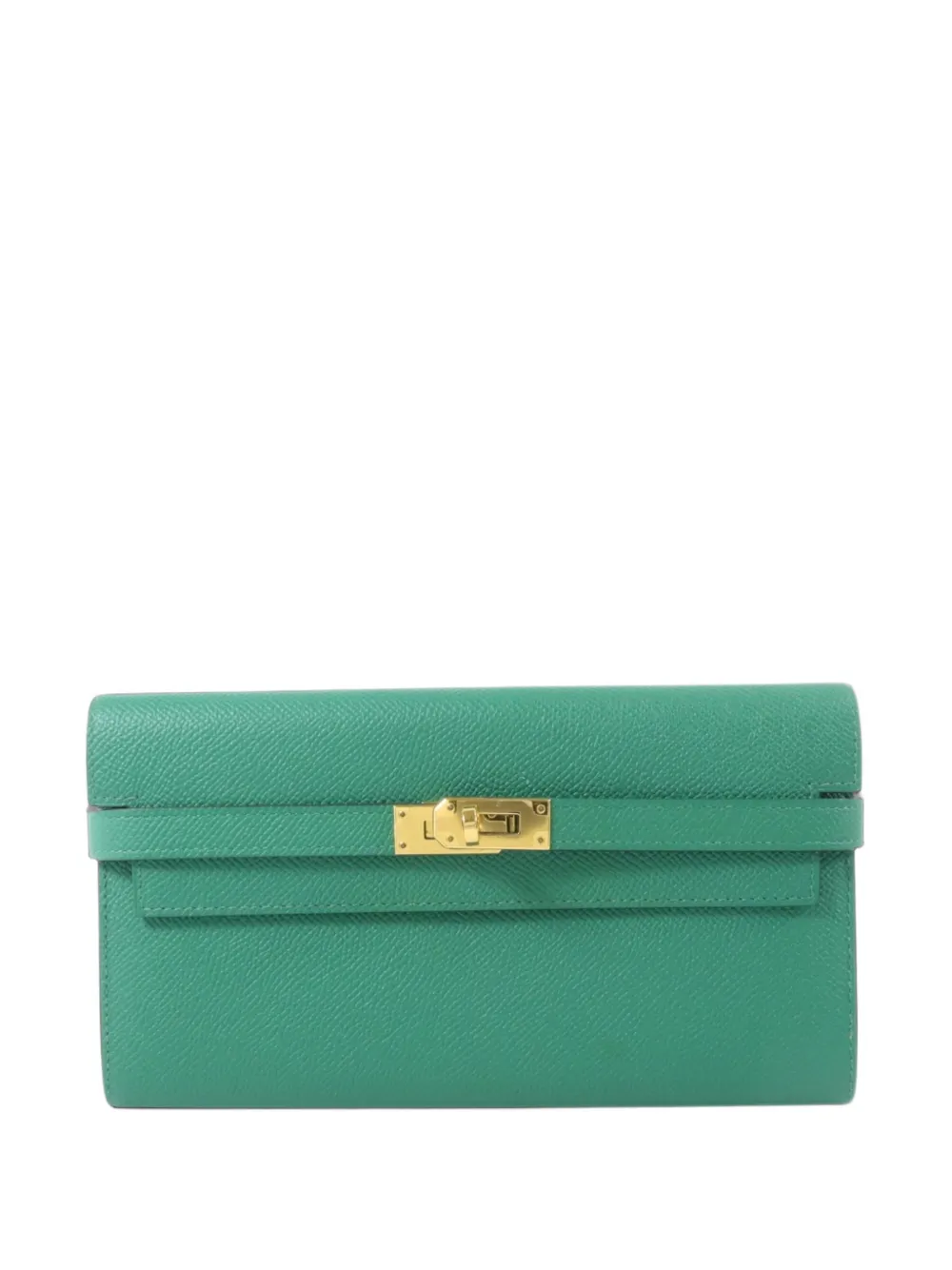 Hermès Pre-Owned Kelly leather wallet - Grün