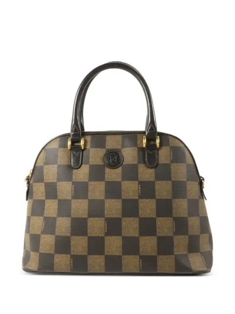 Fendi Pre-Owned check-print tote bag