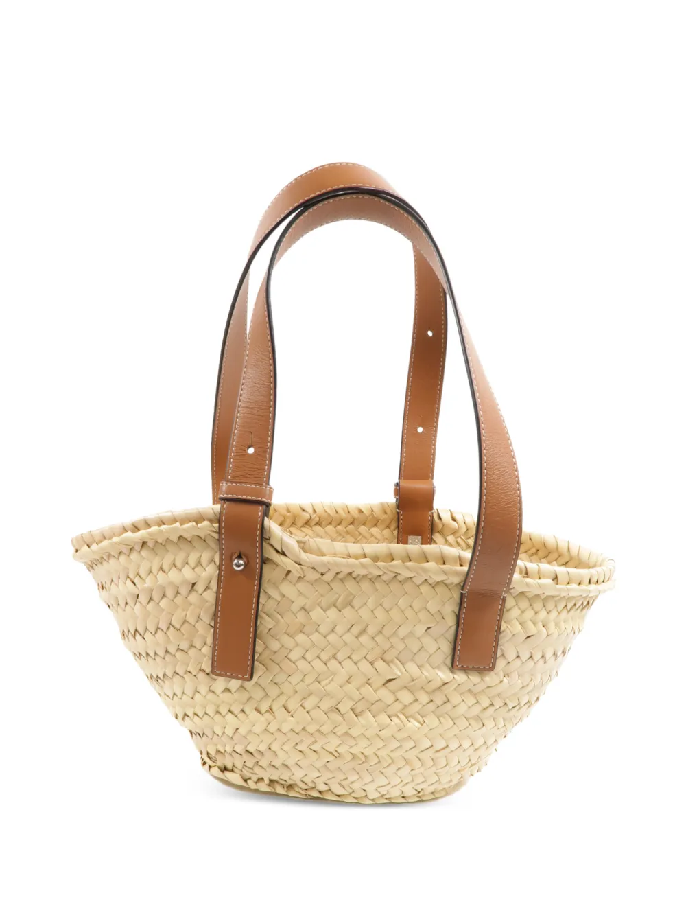 Loewe Pre-Owned mini Basket Bag Anagram shoulder bag - Nude