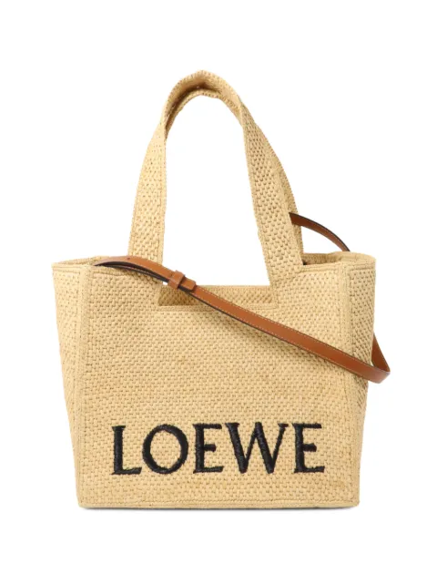Loewe Pre-Owned logo-embroidered tote bag
