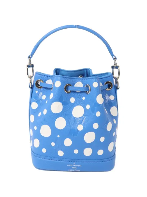 Louis Vuitton Pre-Owned bolsa bucket Noe nano con monograma Empreinte 2023 en colaboración con Yayoi Kusama