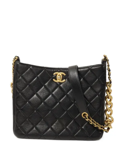 CHANEL Pre-Owned sac porté épaule matelassé à logo