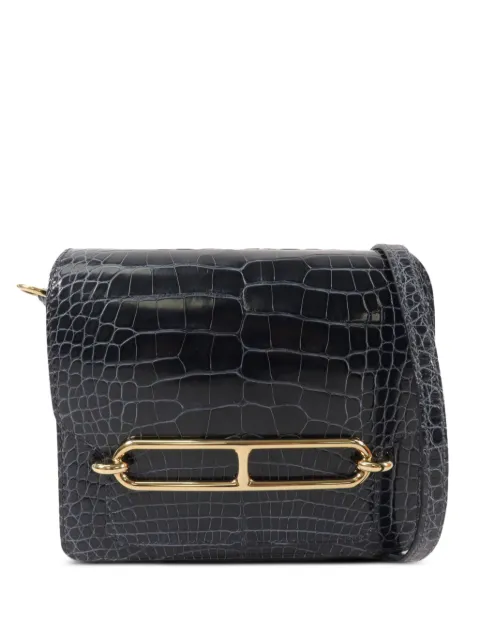 Hermès Pre-Owned mini Roulis crocodile-effect shoulder bag
