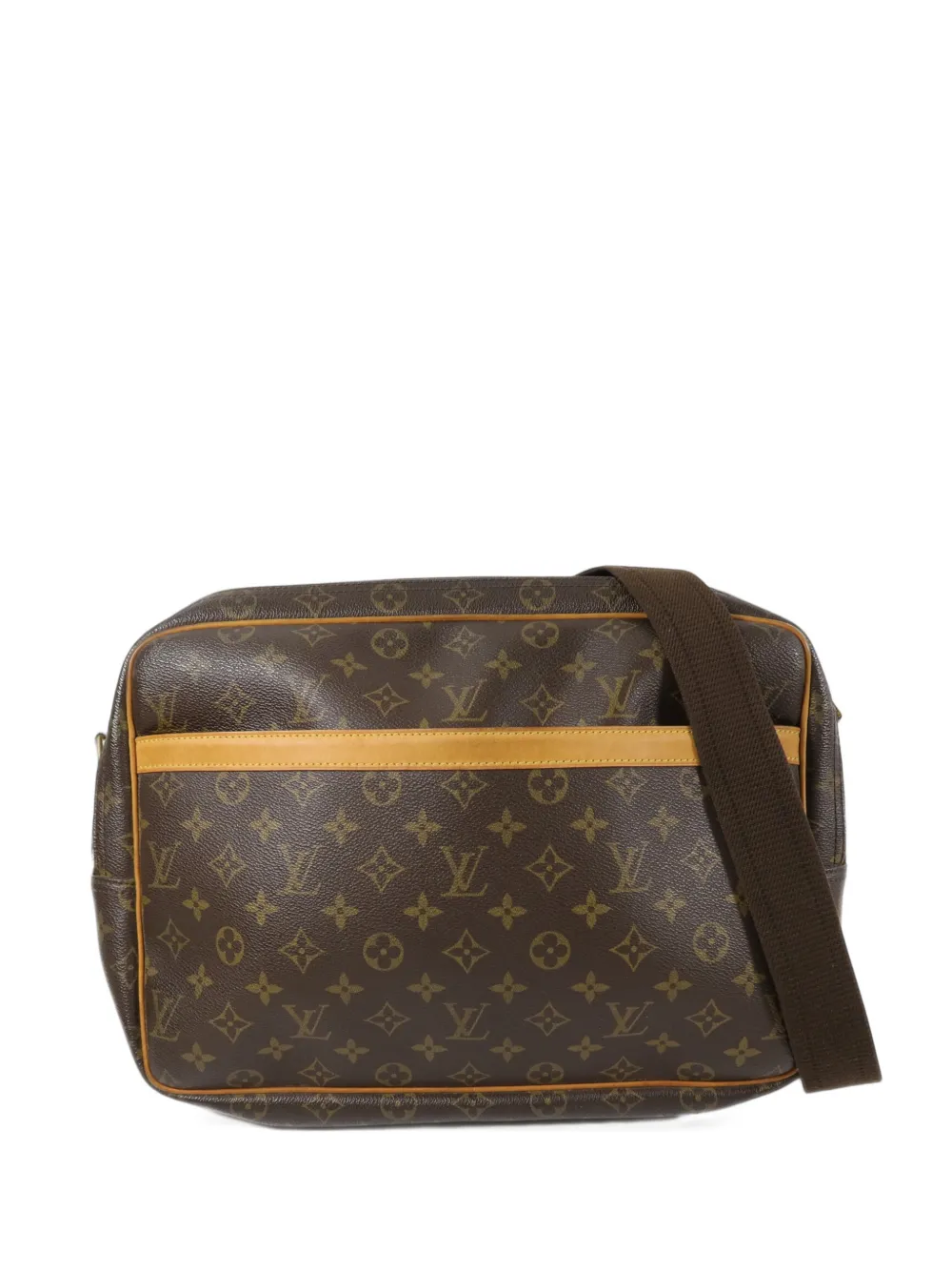 Louis Vuitton Pre-Owned GM Reporter Monogram canvas shoulder bag - Marrone