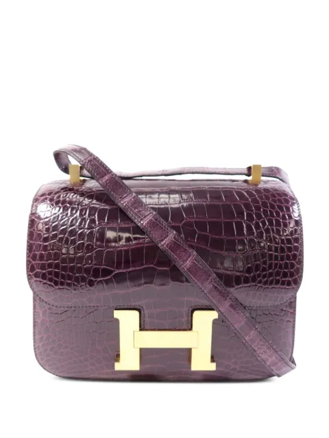 Hermès Pre-Owned Constance leather shoulder bag