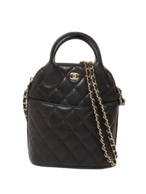 CHANEL Pre-Owned quilted CC tote bag
