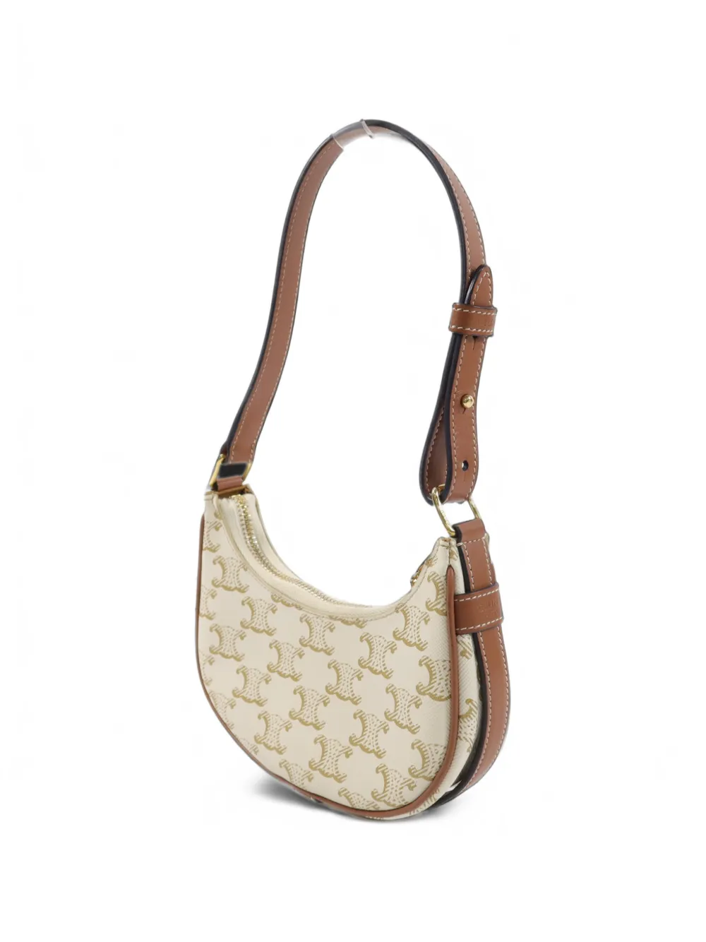 Celine Pre-Owned mini Ava Triomphe shoulder bag Beige