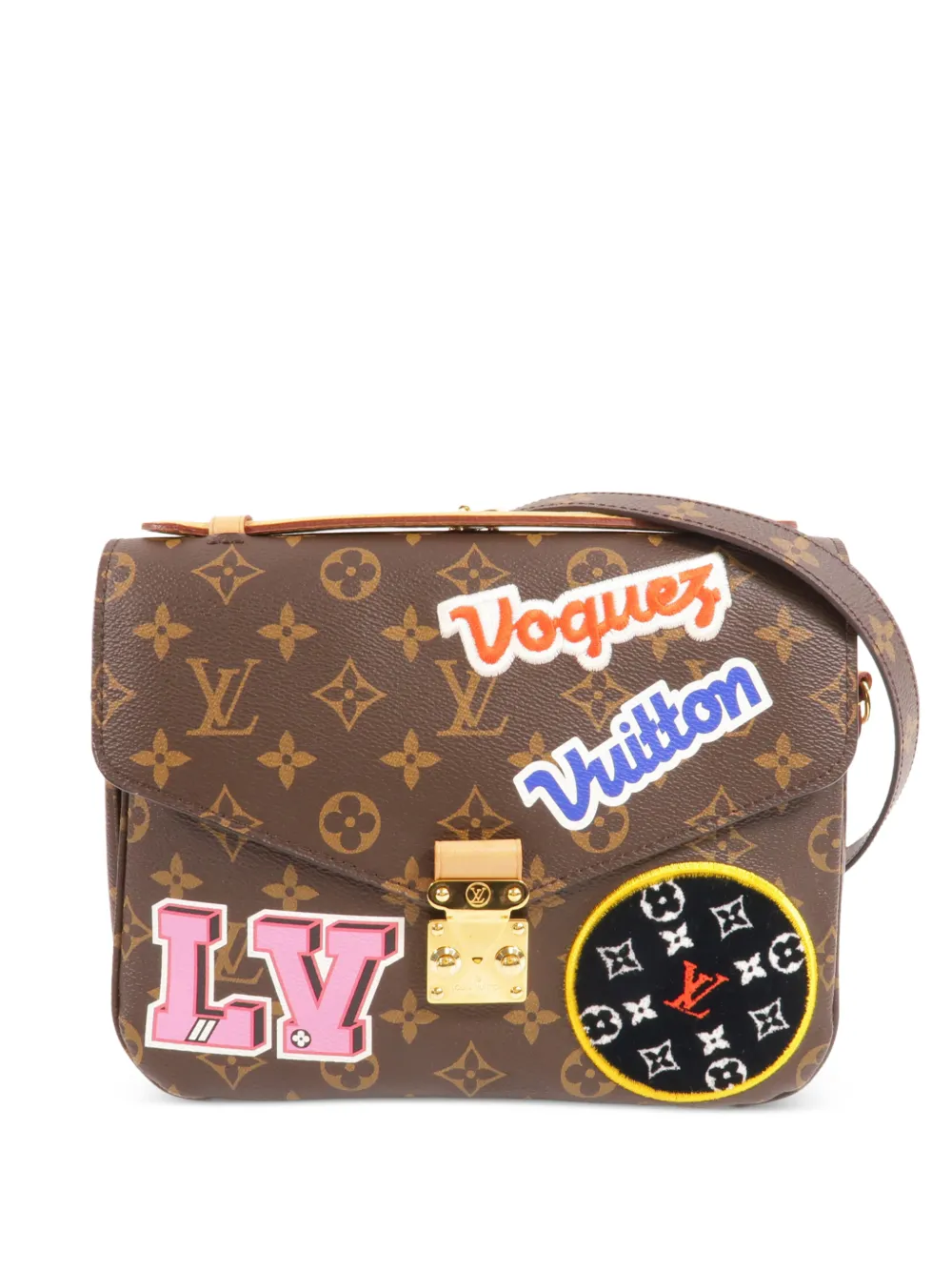 Louis Vuitton Pre-Owned Pochette Métis Monogram Patches shoulder bag - Braun