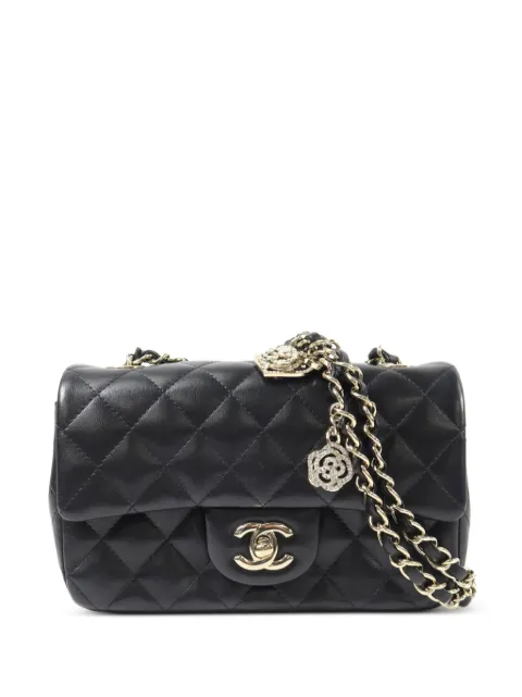 CHANEL Pre-Owned bolso messenger CC Valentine Charms Flap