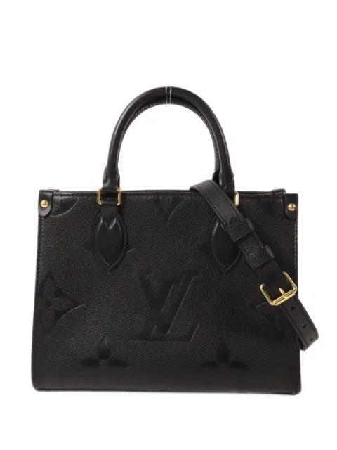 Louis Vuitton Pre-Owned PM On The Go Monogram Empreinte shoulder bag