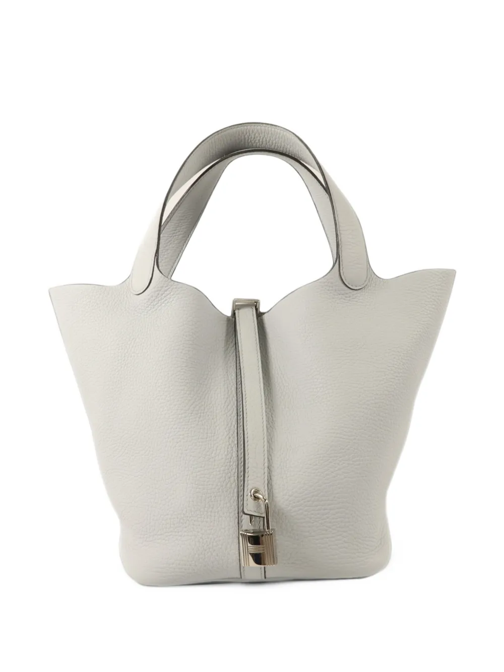 Hermès Pre-Owned 2021 MM Picotin leather tote bag - Grau