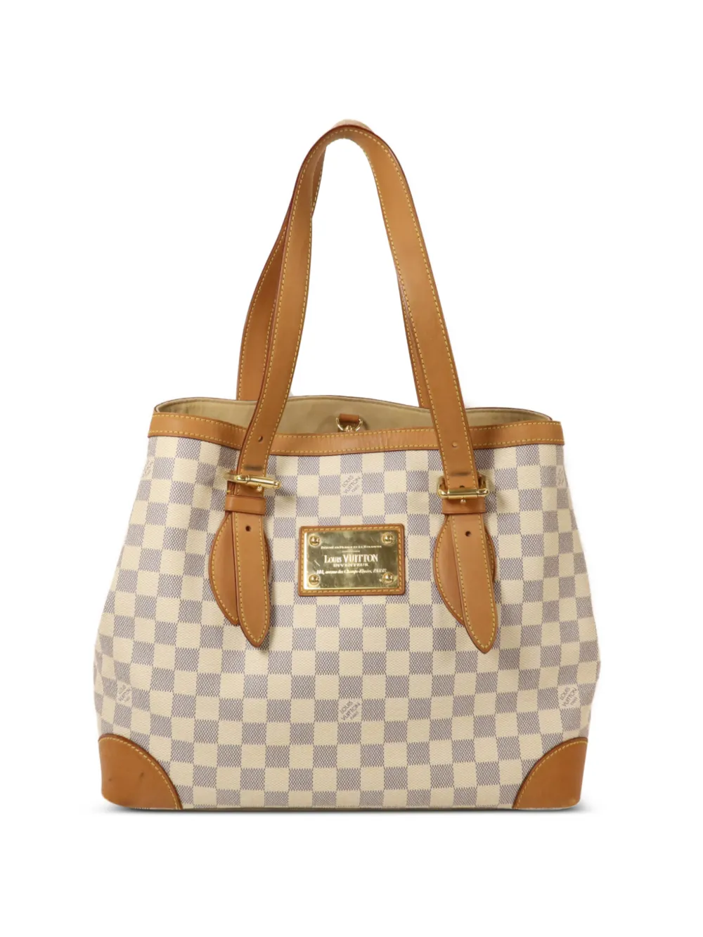 Louis Vuitton Pre-Owned MM Damier Azur Hampstead tote bag - Weiß