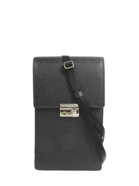 Prada Pre-Owned mini taske i Saffiano-læder