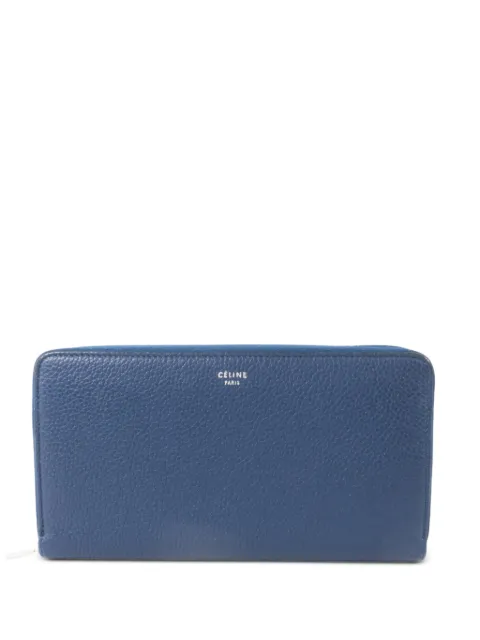 Celine Pre-Owned zipper leather wallet