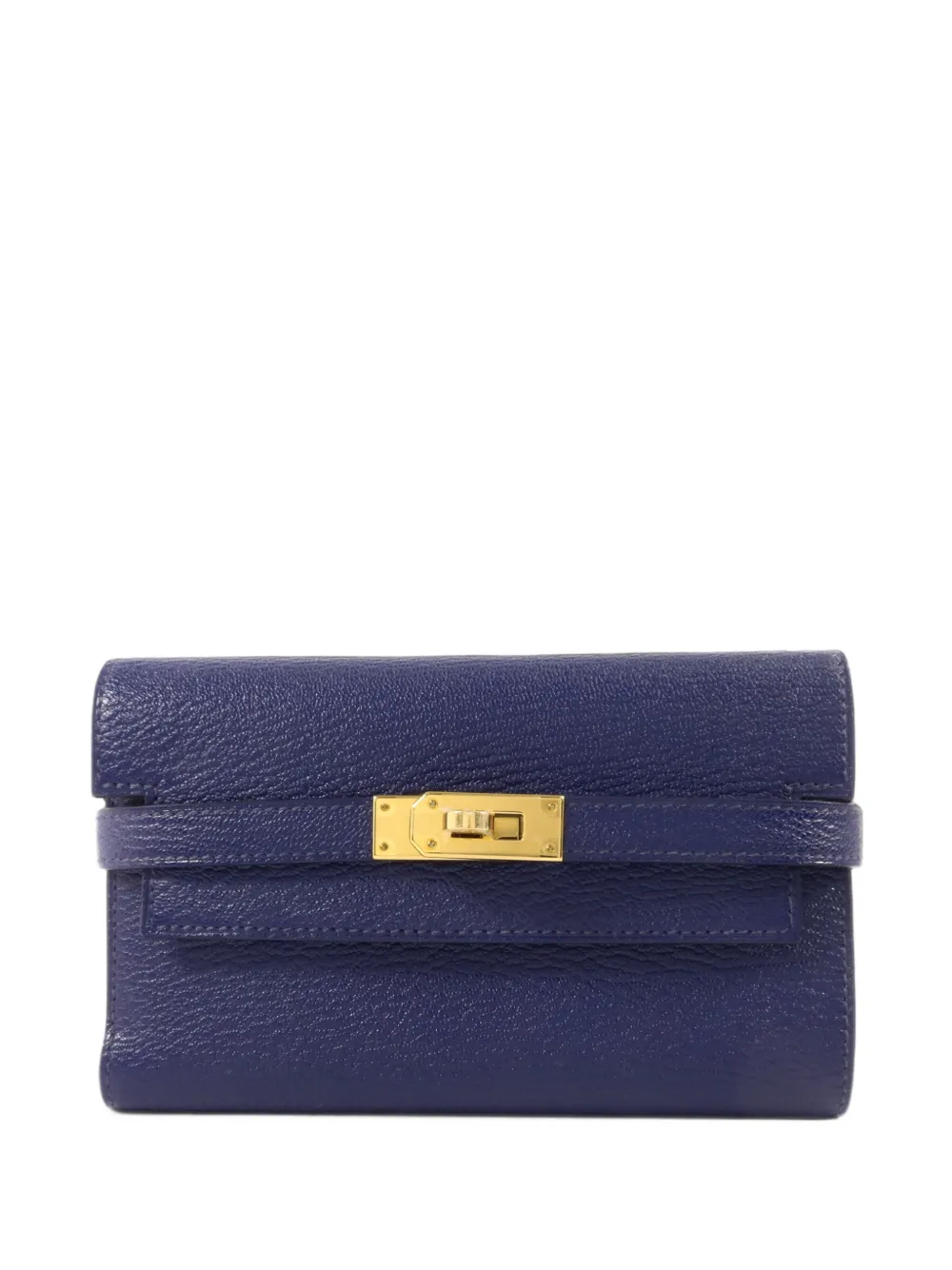 Hermès Pre-Owned Kelly turn-lock wallet - Blau